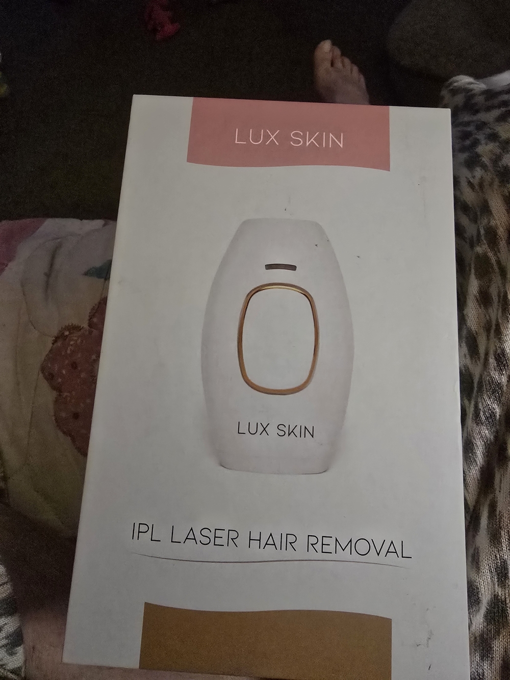 LUX SKIN IPL White and Gold IPL Hair Removal Device